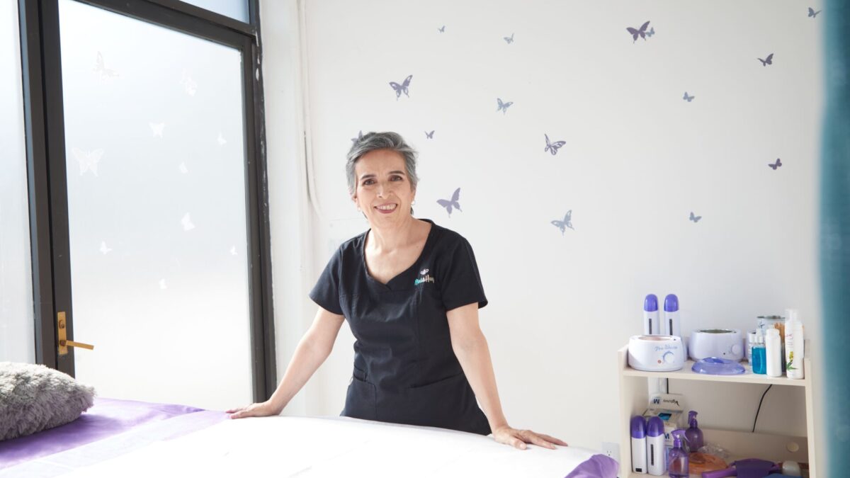 Espacio de atención en Mint & Honey, depilación con cera profesional en CDMX